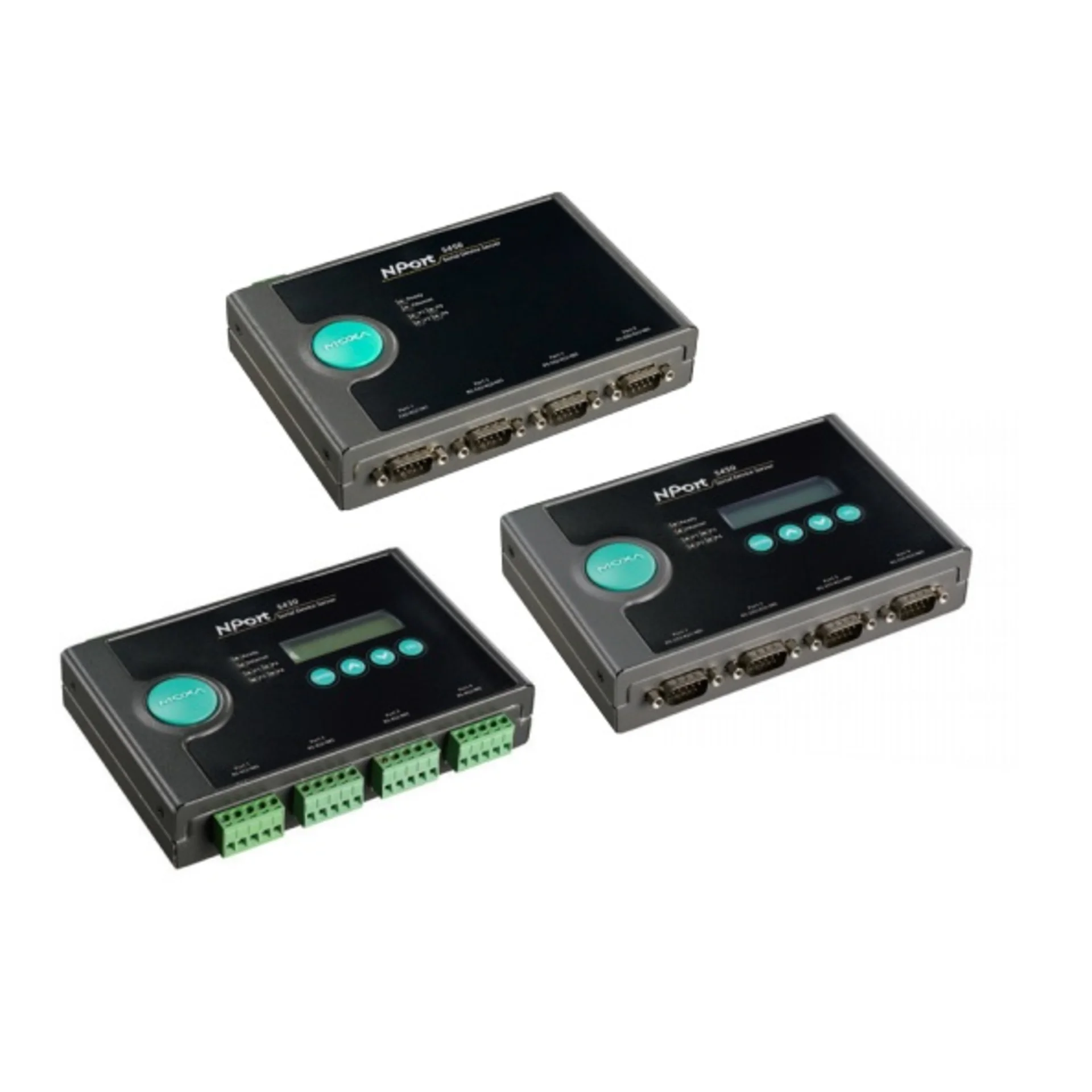 Nport 5410 4-портовый асинхронный сервер RS-232 в Ethernet MOXA